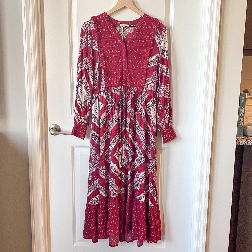 Fat Face | Wilma Batik Ditsy Midi Dress